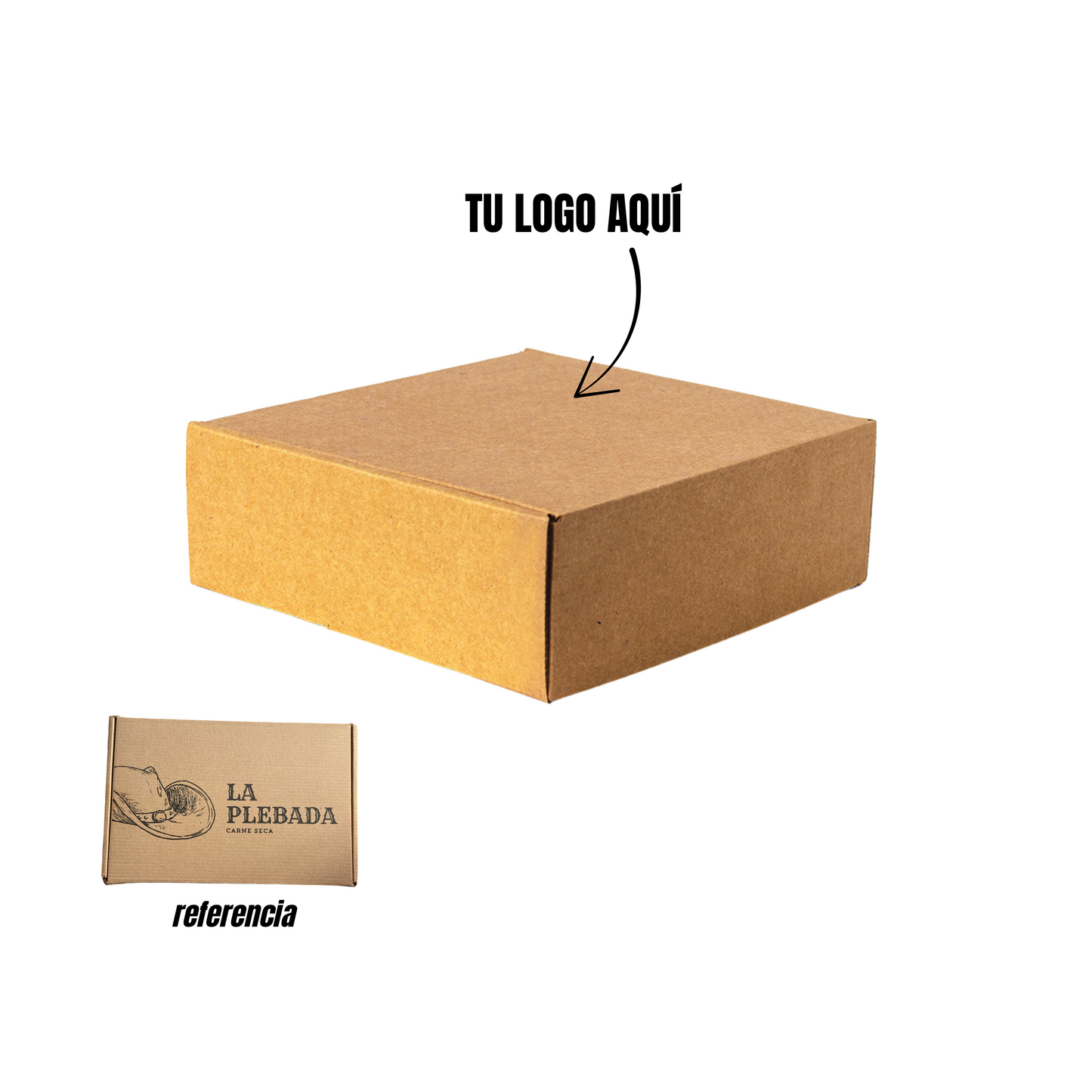 100 Cajas Tokio 20x20x7 Impresa Con tu Logo