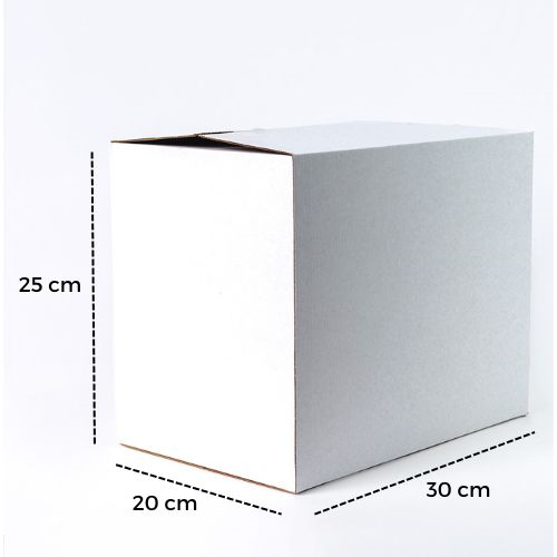 Caja Regular  Blanca 30x20x25